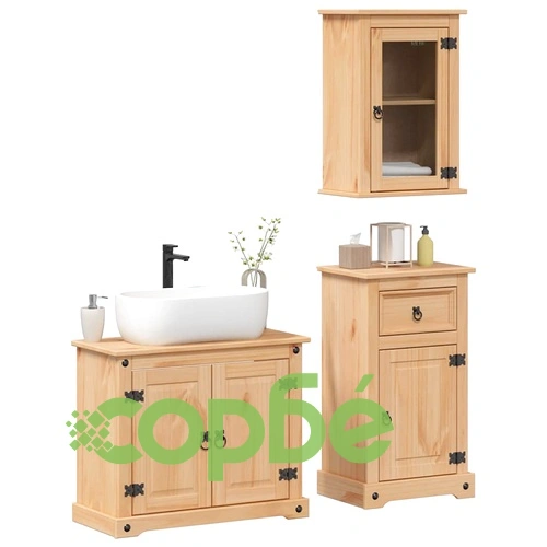 Комплект мебели за баня от 3 части Corona ➤ топ цена ➤ sorbe.bg