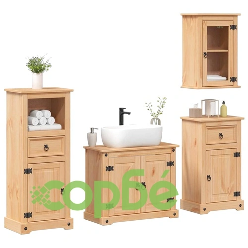 Комплект мебели за баня от 4 части Corona ➤ топ цена ➤ sorbe.bg