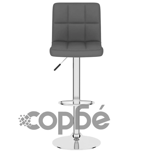 Бар табуретки, 2 бр, тъмносиви, текстил ➤ топ цена ➤ sorbe.bg