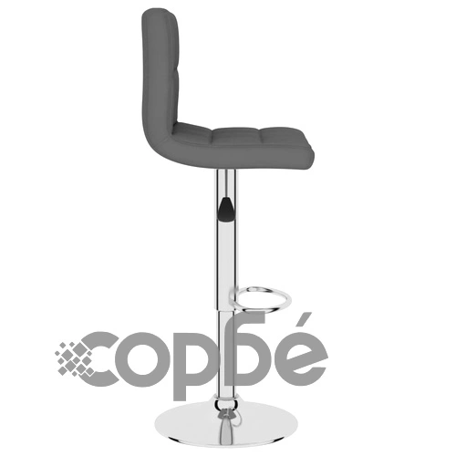 Бар табуретки, 2 бр, тъмносиви, текстил ➤ топ цена ➤ sorbe.bg