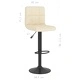 Бар табуретка, кремава, текстил