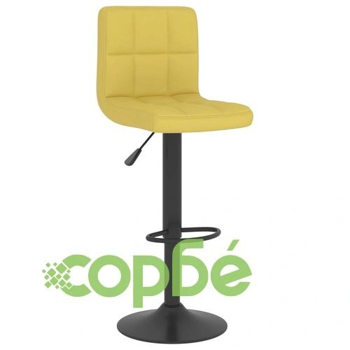 Бар табуретка, зелена, текстил ➤ топ цена ➤ sorbe.bg