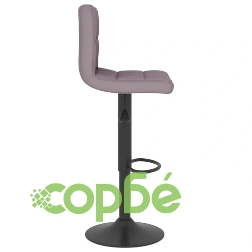 Бар табуретки, 2 бр, таупе, текстил ➤ топ цена ➤ sorbe.bg