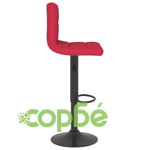 Бар табуретки, 2 бр, виненочервени, текстил ➤ топ цена ➤ sorbe.bg