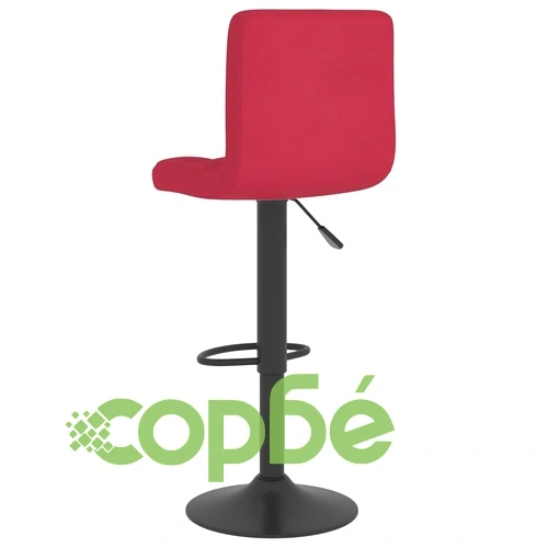 Бар табуретки, 2 бр, виненочервени, текстил ➤ топ цена ➤ sorbe.bg