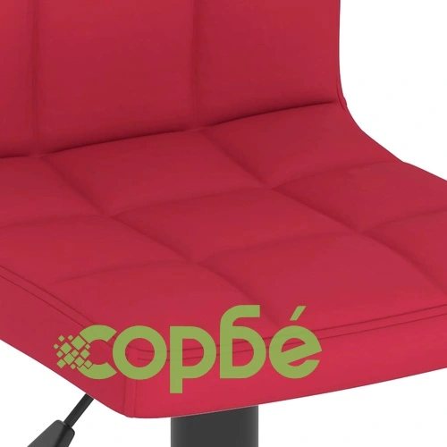 Бар табуретки, 2 бр, виненочервени, текстил ➤ топ цена ➤ sorbe.bg