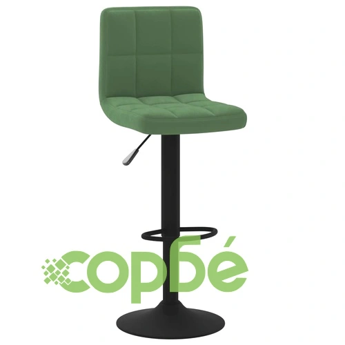 Бар табуретки, 2 бр, тъмнозелени, кадифе ➤ топ цена ➤ sorbe.bg