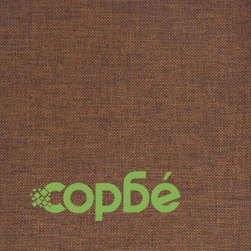 Въртящ се офис стол, кафяв, текстил ➤ топ цена ➤ sorbe.bg