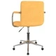 Въртящ се офис стол, горчица, текстил