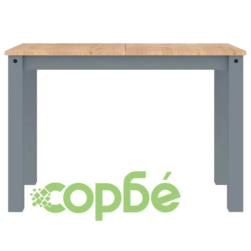 Трапезен комплект от 4 части Panama, сив бор масив ➤ топ цена ➤ sorbe.bg