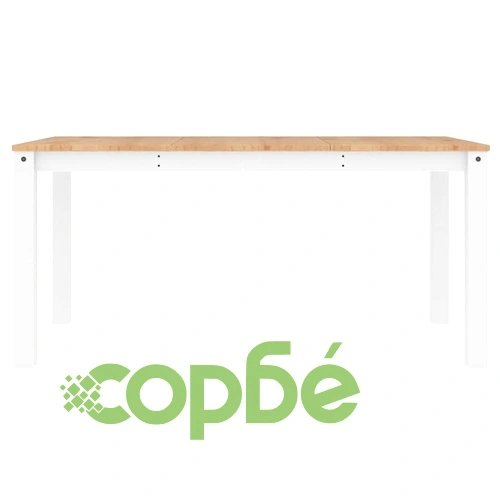 Трапезен комплект от 3 части Panama, Бяла бор масив ➤ топ цена ➤ sorbe.bg