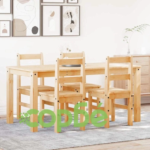 Трапезен комплект от 5 части Panama, бор масив ➤ топ цена ➤ sorbe.bg