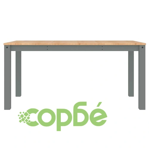 Трапезен комплект от 5 части Panama, сив бор масив ➤ топ цена ➤ sorbe.bg