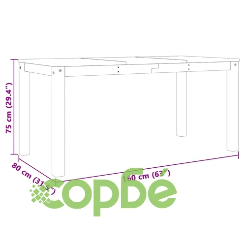 Трапезен комплект от 5 части Panama, Бяла бор масив ➤ топ цена ➤ sorbe.bg