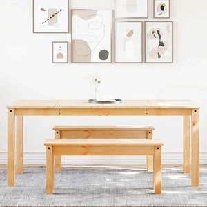 Трапезен комплект от 3 части Panama, бор масив