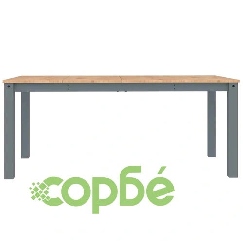 Трапезен комплект от 5 части Panama, сив бор масив ➤ топ цена ➤ sorbe.bg