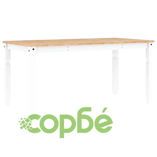 Трапезен комплект от 3 части Panama, Бяла бор масив ➤ топ цена ➤ sorbe.bg