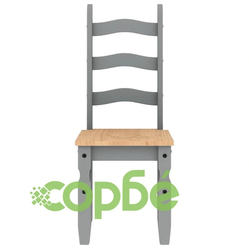 Трапезен комплект от 3 части Panama, сив бор масив ➤ топ цена ➤ sorbe.bg