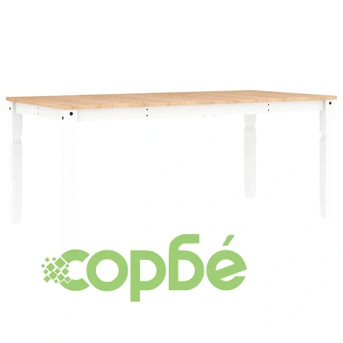 Трапезен комплект от 3 части Panama, Бяла бор масив ➤ топ цена ➤ sorbe.bg