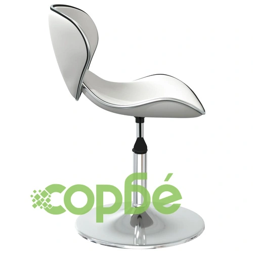 Трапезни столове, 2 бр, бели, изкуствена кожа ➤ топ цена ➤ sorbe.bg