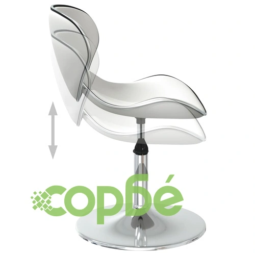 Трапезни столове, 2 бр, бели, изкуствена кожа ➤ топ цена ➤ sorbe.bg