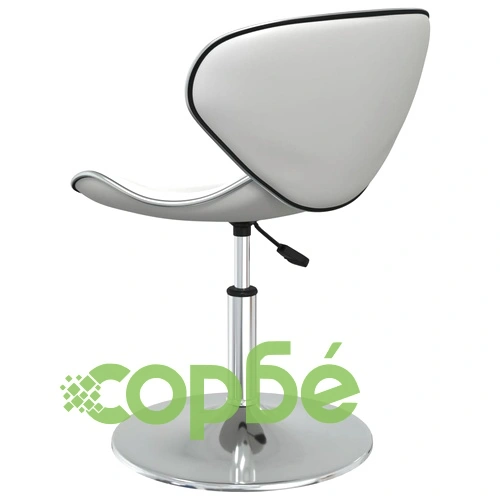 Трапезни столове, 2 бр, бели, изкуствена кожа ➤ топ цена ➤ sorbe.bg