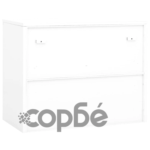 Офис шкаф, бял, 90x40x70 см, стомана на топ цена от sorbe.bg Офис шкаф, бял, 90x40x70 см, стомана ➤ топ цена ➤ sorbe.bg