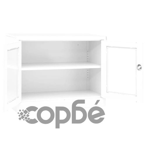 Офис шкаф, бял, 90x40x70 см, стомана на топ цена от sorbe.bg Офис шкаф, бял, 90x40x70 см, стомана ➤ топ цена ➤ sorbe.bg