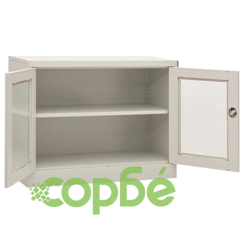 Офис шкаф, светлосив, 90x40x70 см, стомана на топ цена от sorbe.bg Офис шкаф, светлосив, 90x40x70 см, стомана ➤ топ цена ➤ sorbe.bg