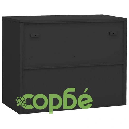 Офис шкаф, антрацит, 90x40x70 см, стомана на топ цена от sorbe.bg Офис шкаф, антрацит, 90x40x70 см, стомана ➤ топ цена ➤ sorbe.bg