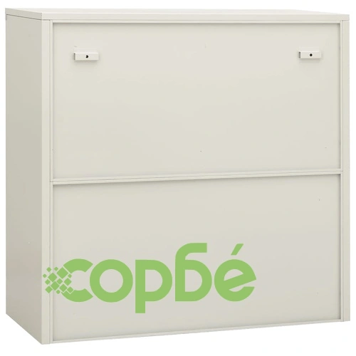 Офис шкаф, светлосив, 90x40x90 см, стомана на топ цена от sorbe.bg Офис шкаф, светлосив, 90x40x90 см, стомана ➤ топ цена ➤ sorbe.bg