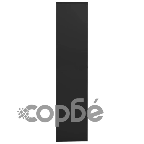 Офис шкаф, антрацит, 90x40x180 см, стомана и закалено стъкло на топ цена от sorbe.bg Офис шкаф, антрацит, 90x40x180 см, стомана и закалено стъкло ➤ топ цена ➤ sorbe.bg
