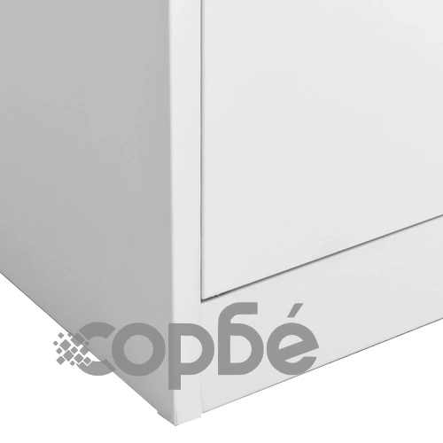 Офис шкаф, светлосив, 90x40x180 см, стомана на топ цена от sorbe.bg Офис шкаф, светлосив, 90x40x180 см, стомана ➤ топ цена ➤ sorbe.bg