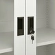 Офис шкаф, светлосив, 90x40x180 см, стомана Офис шкаф, светлосив, 90x40x180 см, стомана