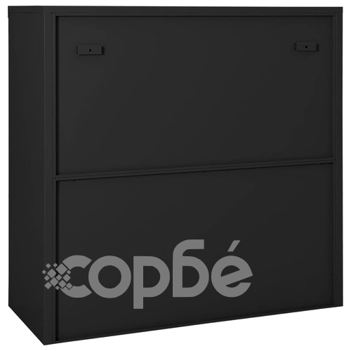 Шкаф с плъзгаща врата, антрацит, 90x40x90 см, стомана ➤ топ цена ➤ sorbe.bg