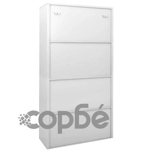 Офис шкаф с плъзгаща се врата, светлосив, 90x40x180 см, стомана на топ цена от sorbe.bg Офис шкаф с плъзгаща се врата, светлосив, 90x40x180 см, стомана ➤ топ цена ➤ sorbe.bg
