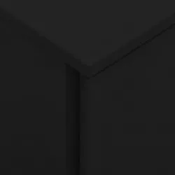 Мобилен офис шкаф, черен, 39x45x60 см, стомана