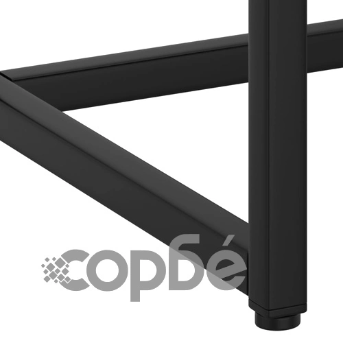 Нощно шкафче, черно, 38х35х54 см, стомана ➤ топ цена ➤ sorbe.bg