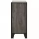 Шкаф за съхранение, сив, 72x36x82 см, метал и МДФ