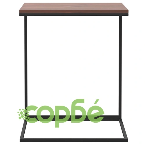 Странична маса, черна, 55x35x66 см, инженерна дървесина ➤ топ цена ➤ sorbe.bg