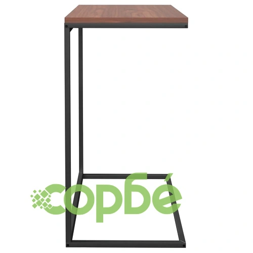 Странична маса, черна, 55x35x66 см, инженерна дървесина ➤ топ цена ➤ sorbe.bg