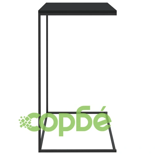 Странична маса, черна, 55x35x66 см, инженерна дървесина ➤ топ цена ➤ sorbe.bg