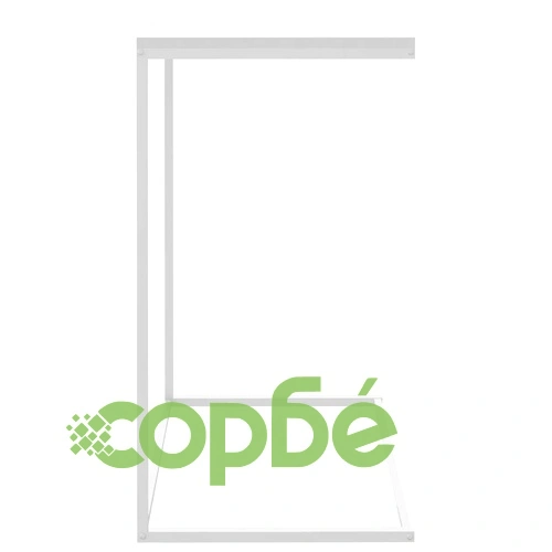 Странична маса, бяла, 55x35x66 см, инженерна дървесина ➤ топ цена ➤ sorbe.bg