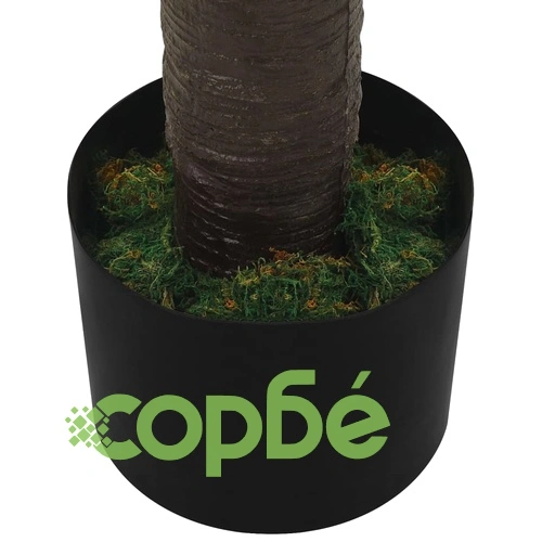 Изкуствена финикова палма със саксия, 190 см, зелена ➤ топ цена ➤ sorbe.bg