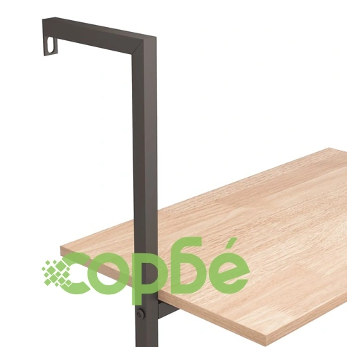 Етажерка стълба с 4 рафта светлокафяво и черно 64x35x152,5 см ➤ топ цена ➤ sorbe.bg