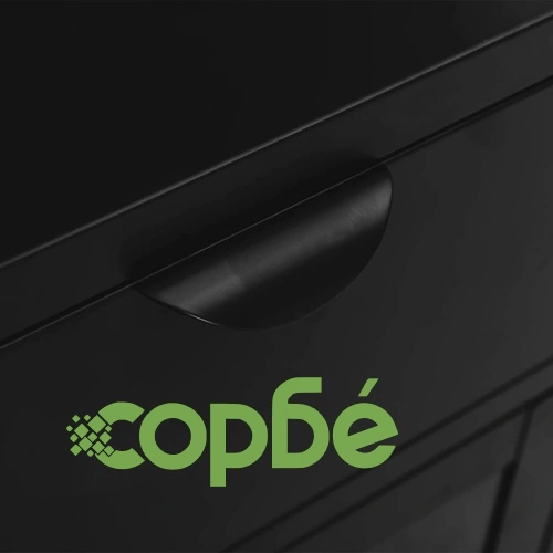 Нощно шкафче, черно, 40x30x54,5 см, стомана и стъкло ➤ топ цена ➤ sorbe.bg