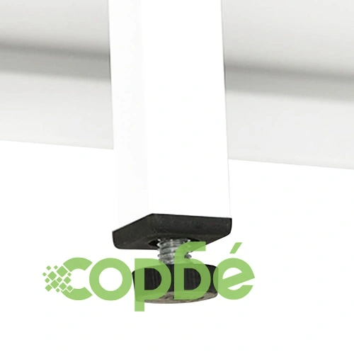 Бюфет, бял, 75x35x105 см, стомана и стъкло ➤ топ цена ➤ sorbe.bg