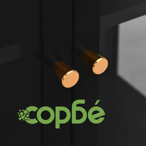 Витрина, черна, 90x40x180 см, стомана и закалено стъкло ➤ топ цена ➤ sorbe.bg