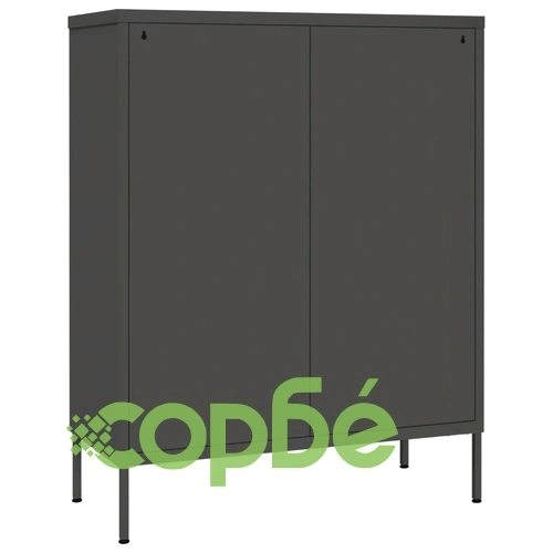 Шкаф с чекмеджета, антрацит, 80х35х101,5 см, стомана ➤ топ цена ➤ sorbe.bg
