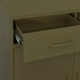 Шкаф за съхранение, маслиненозелен, 80х35х101,5 см, стомана